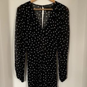 LIKE NEW | Reformation polka dot mini dress